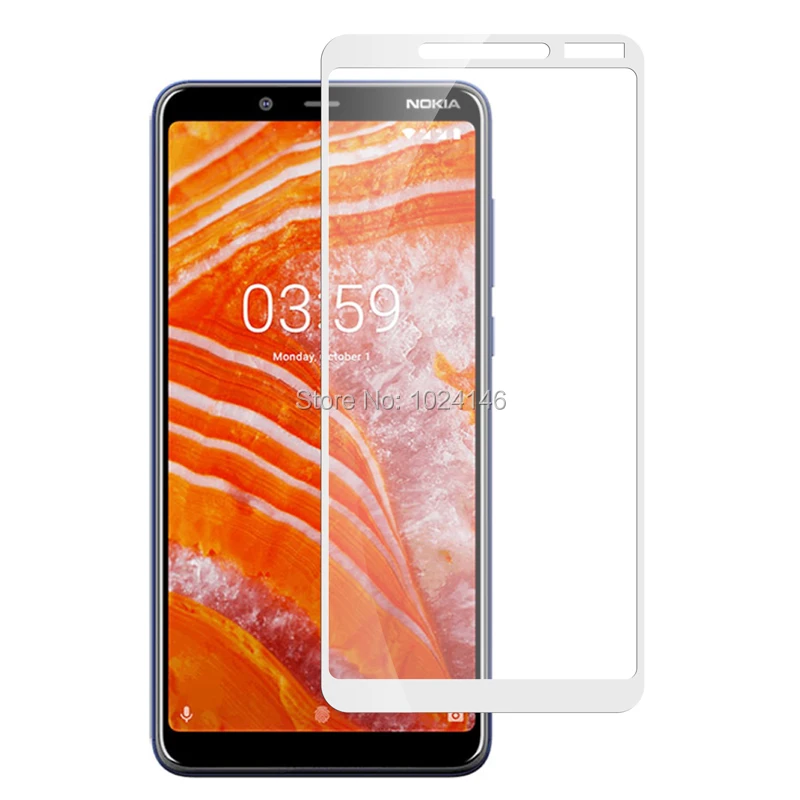 Закаленное стекло с полным покрытием для Nokia 3 1 Plus TA 1118 полноэкранная защита 6 0