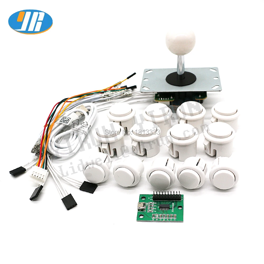 

Джойстик DIY Аркады набор для ПК/PS3 /Raspberry Pi 3 в 1 взаимный обмен данными между компьютером и периферийными устройствами кодировщик с кабелем 5 ...