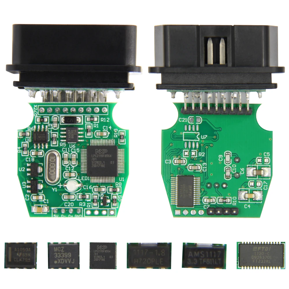 Новейший V13.00.022 MINI VCI интерфейс для TOYOTA TIS Techstream FT232RL чип J2534 OBD2 Диагностический