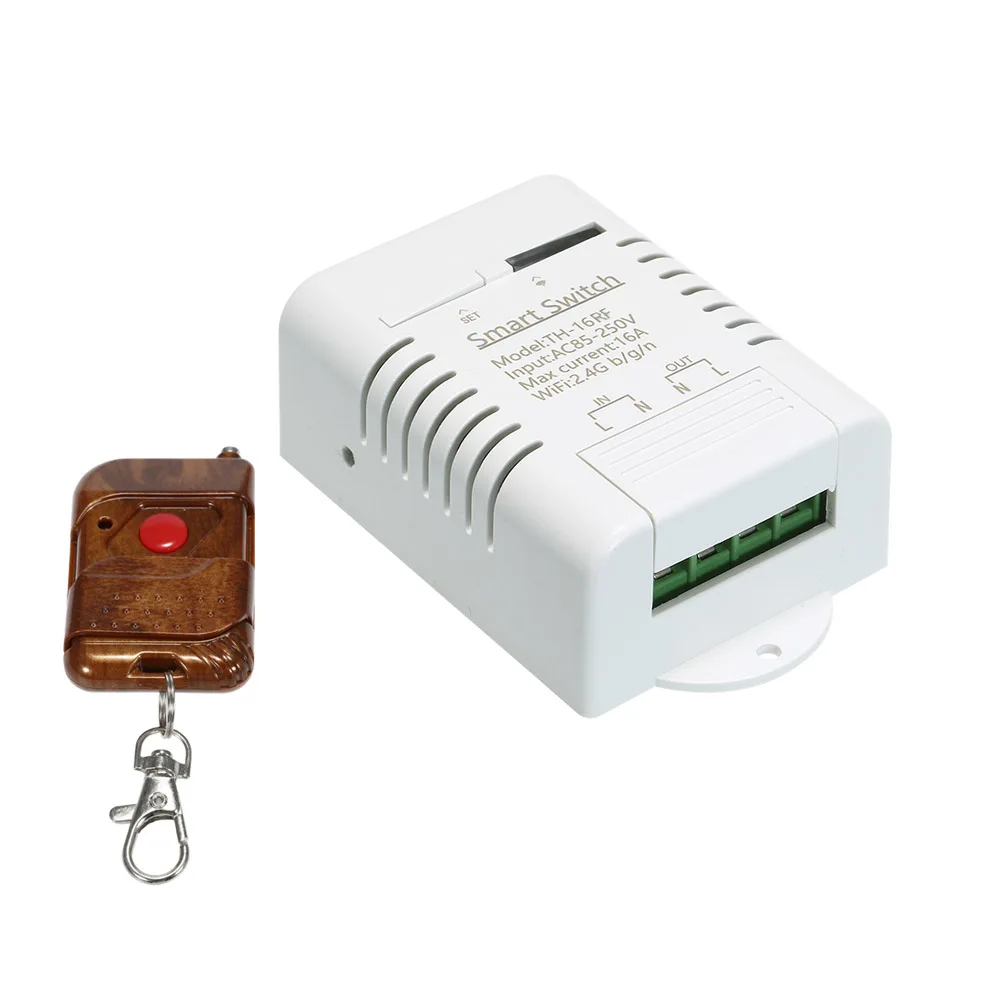 EWeLink TH 16 RF 433MHz Wifi переключатель 16A/3500W контроль температуры умный домашняя