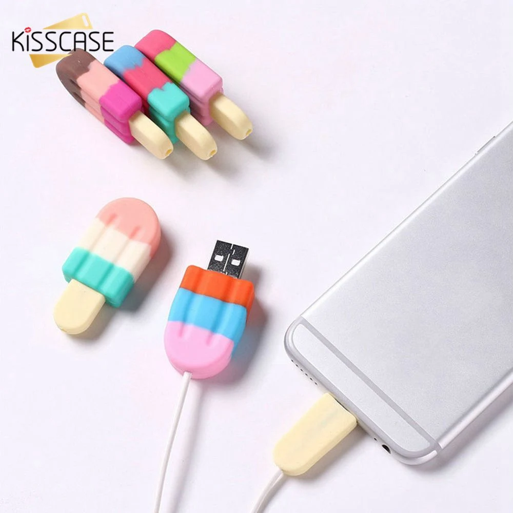 KISSCASE милый Кабельный организатор защита для usb-кабеля удобство линии передачи