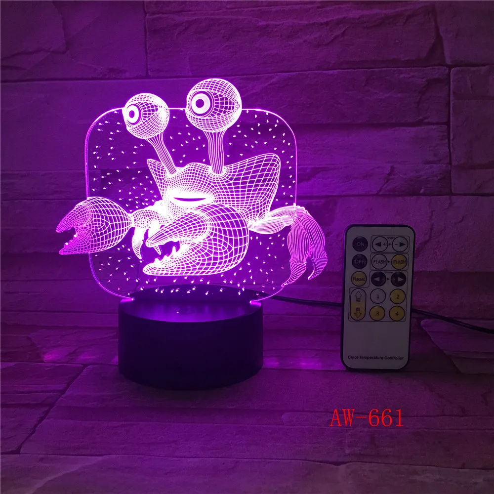 3D USB детский прикроватный светодиодный светильник для сна креативные ночные