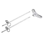 Спиральный резак для овощей, из нержавеющей стали, ручной, для картофеля, моркови, огурца, ролик для резьбы по дереву, 2 шт.набор