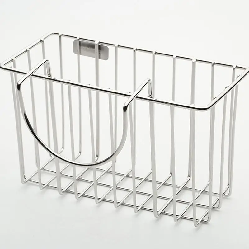 Adeeing Stainless Steel Kitchen Sponge Holder Sink Caddy Brush Towel Soap Drainer Rack For Basket | Дом и сад