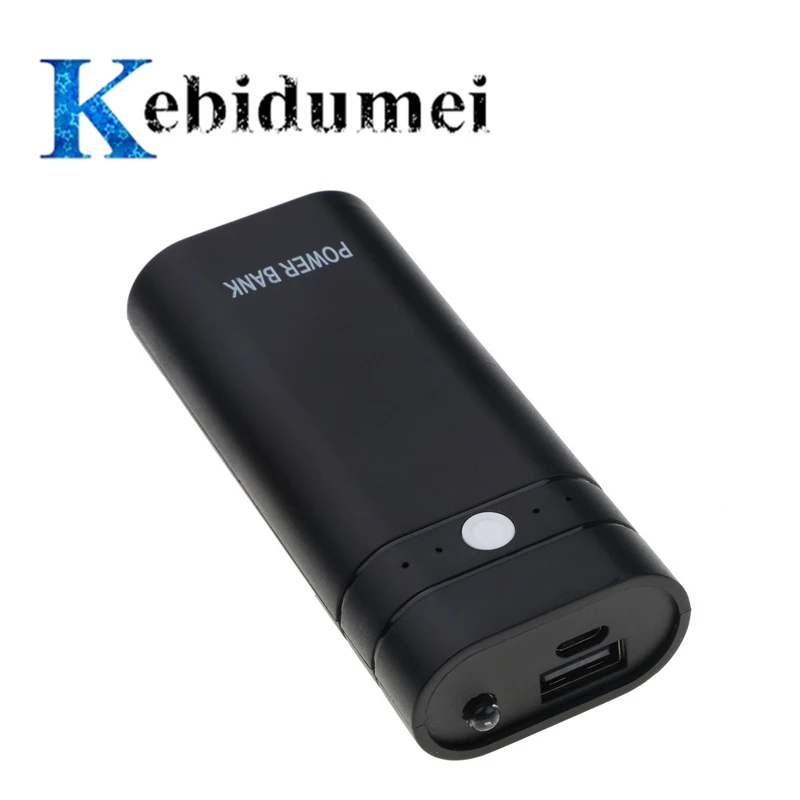 Мини зарядное устройство Kebidumei 18650 для самостоятельной сборки внешний
