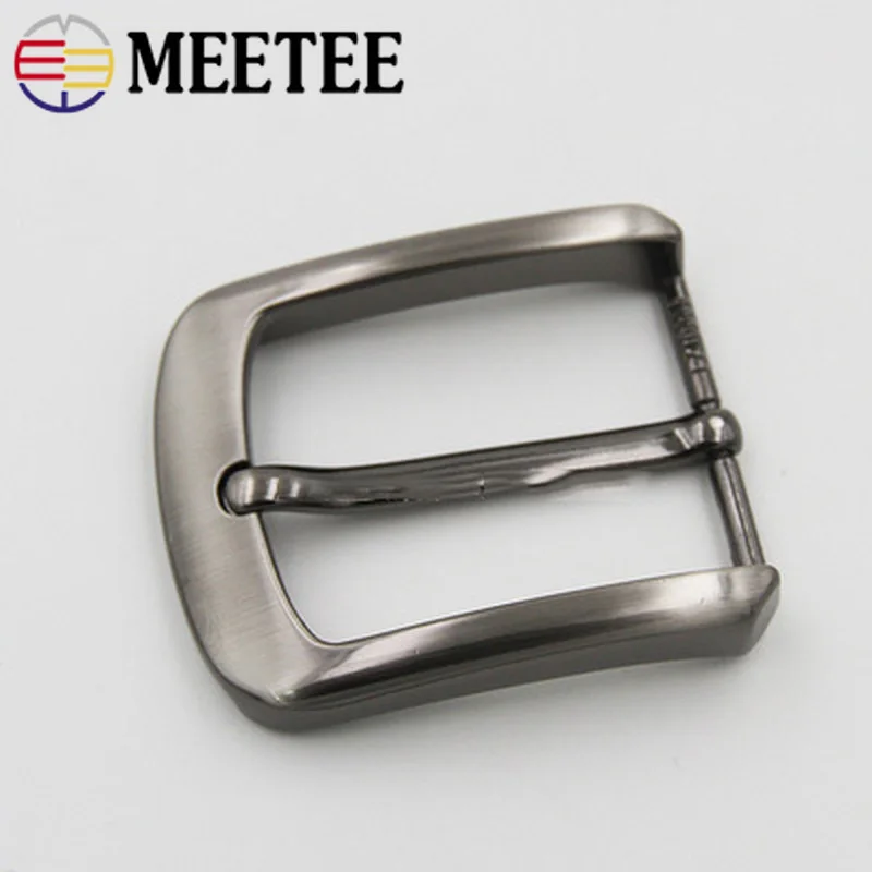 Meetee 40 мм металлическая пряжка из сплава с пряжкой DIY Мужской ремень джинсы