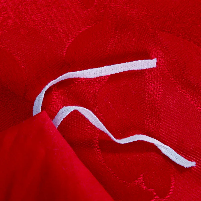 

Wedding Jacquard luxury bedding set queen/king size bed set 4pcs cotton duvet cover Fitted/bed sheet sets Free shipping