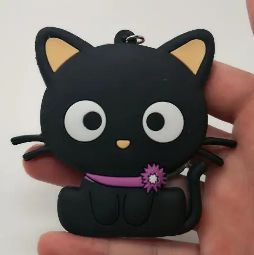 Аниме Kiki's Delivery Service Kiki брелок из ПВХ с животным мультяшным черным котом брелки