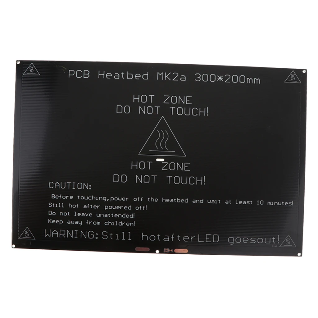 Подогреваемая кровать 200*300*3 мм алюминиевая плата 12v24v для MK3 MK2A 3D принтера|Детали и