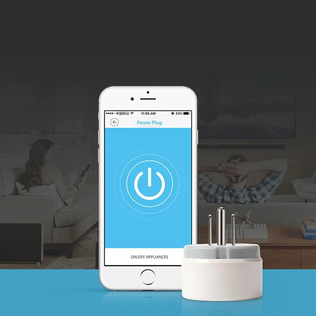 WiFi US Plug APP дистанционное управление умная розетка 13A Поддержка 45m Alexa Google White 2 4 GHz