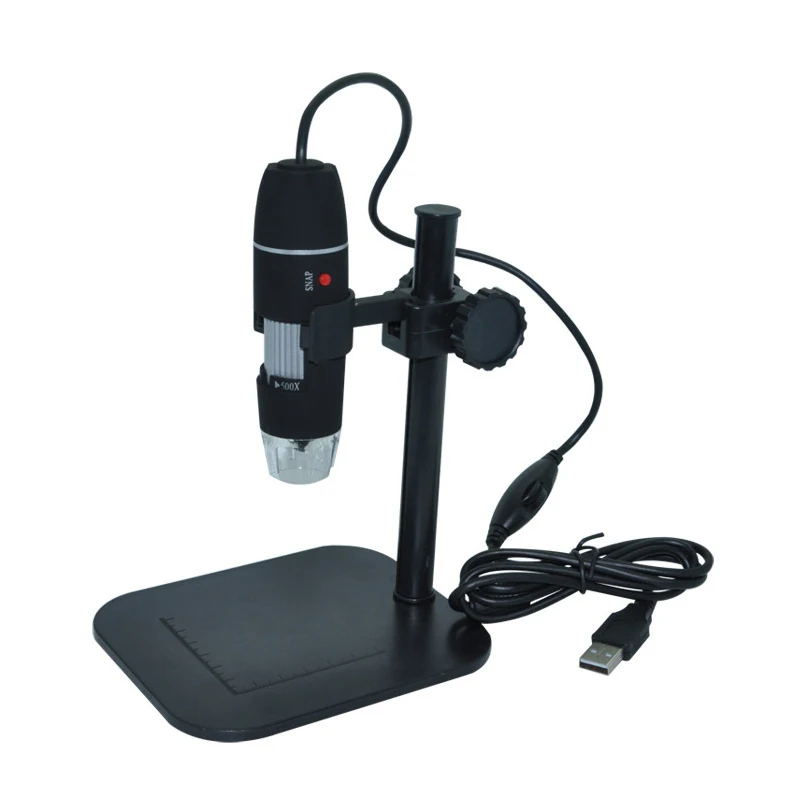 

HLZS-Digital USB Microscope 50X~500X Electronic Microscope 5MP USB 8 LED Digital Camera Microscope Endoscope Magnifier