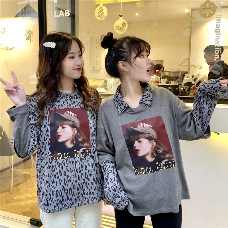 Футболки женские 2019 модная Корейская одежда свободные плюс размер эстетические