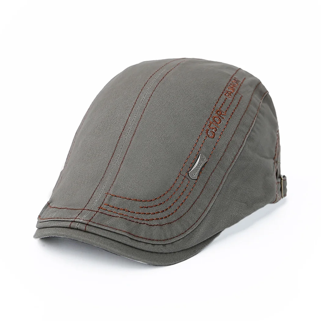 Улучшенная плоская кепка для мужчин регулируемый берет газетчика классические