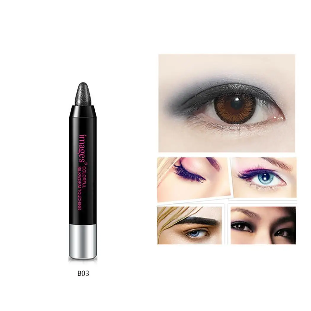 Женская мода waterproof Long-Стойкая подводка для глаз Silkworm Китай мазка 3 8g Eye Shadow Pen |