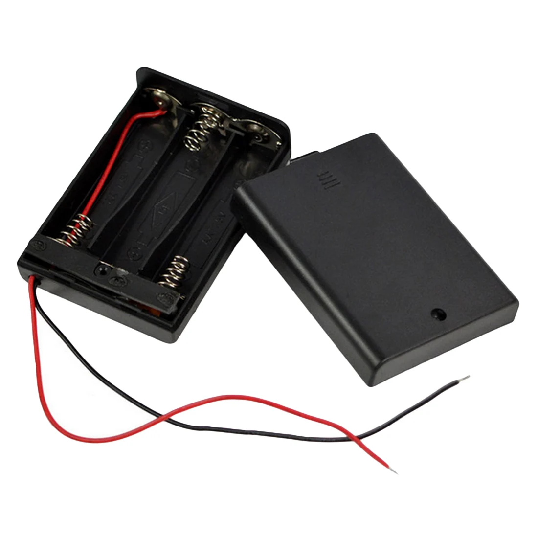 Новый черный 1 шт. 3 AA 2A батарея 4 5 V держатель коробка чехол Высокое качество