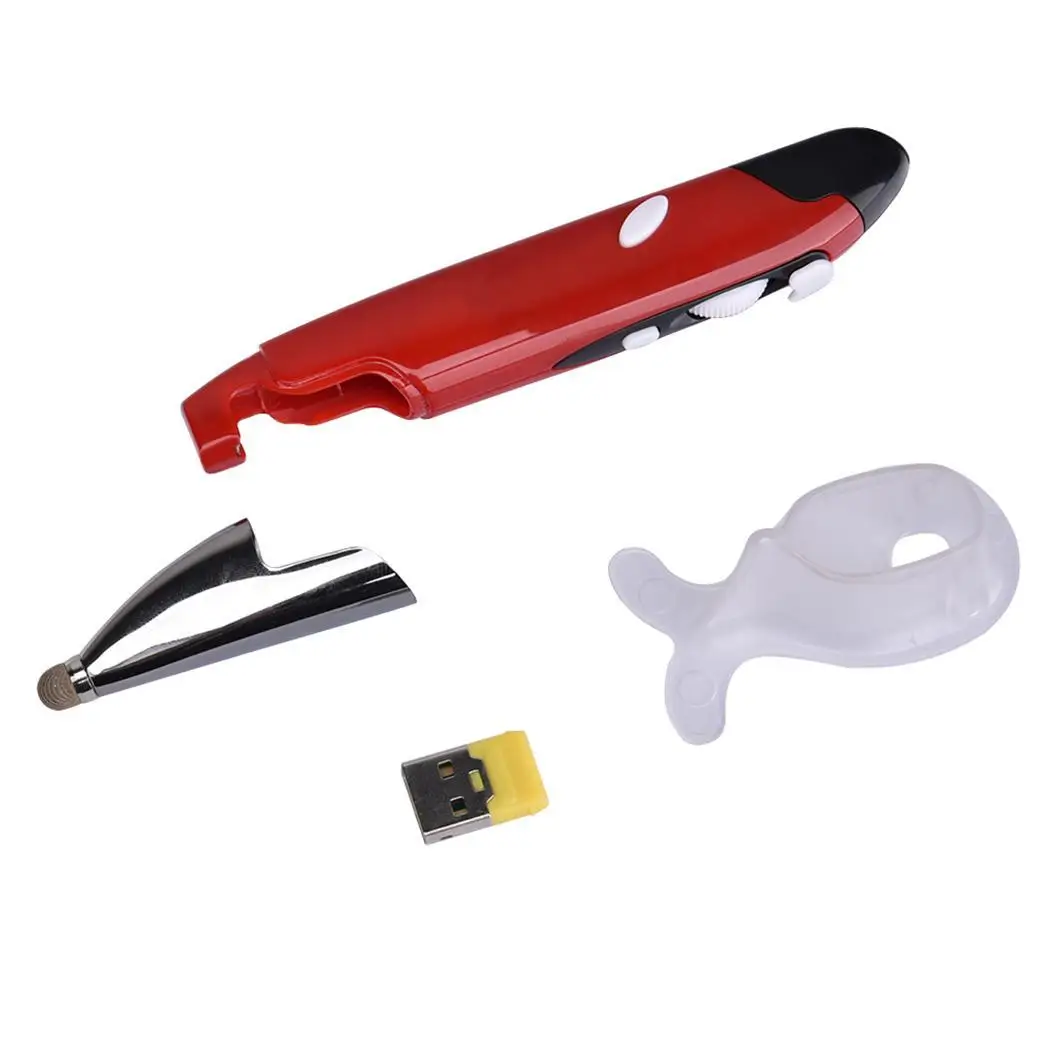 Оптическая USB для подставка ноутбука PC рисунок Обучение беспроводной Ручка мышь 4