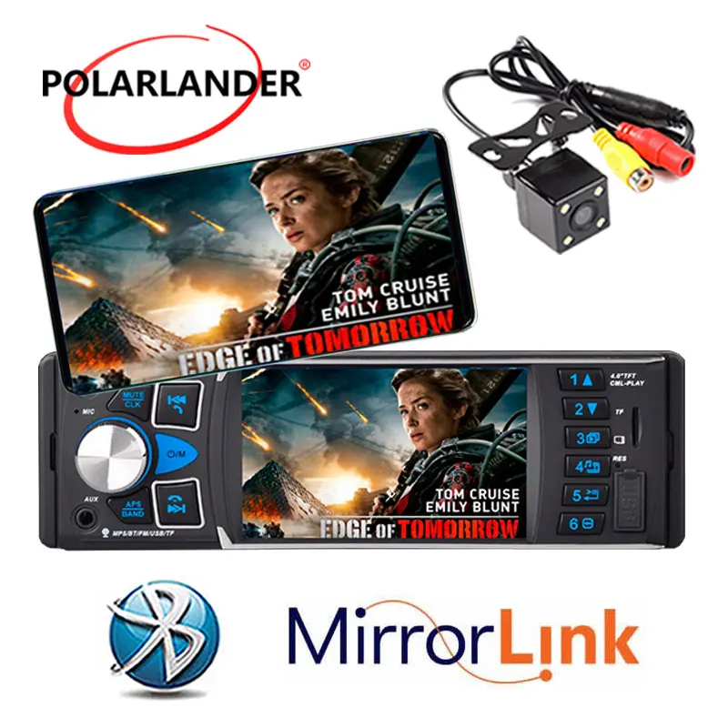 Камера заднего вида USB AUX FM радиостанция Авто Аудио MP3 MP5 плеер беспроводной Bluetooth 1