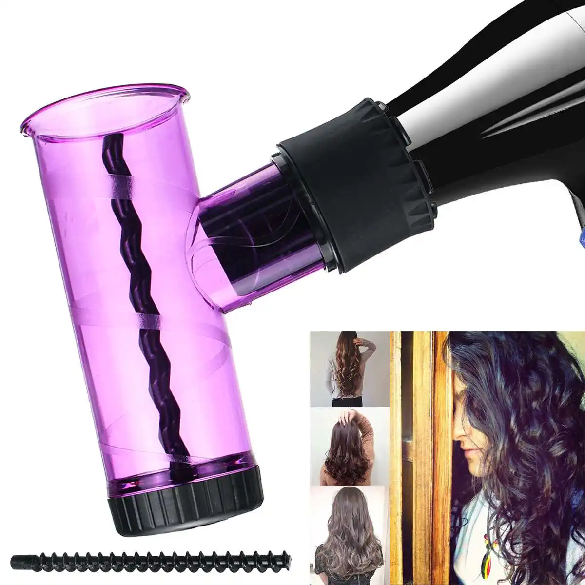 Диффузор для волос салон Magic Hair Roller сушильная крышка фен завивки распылителя