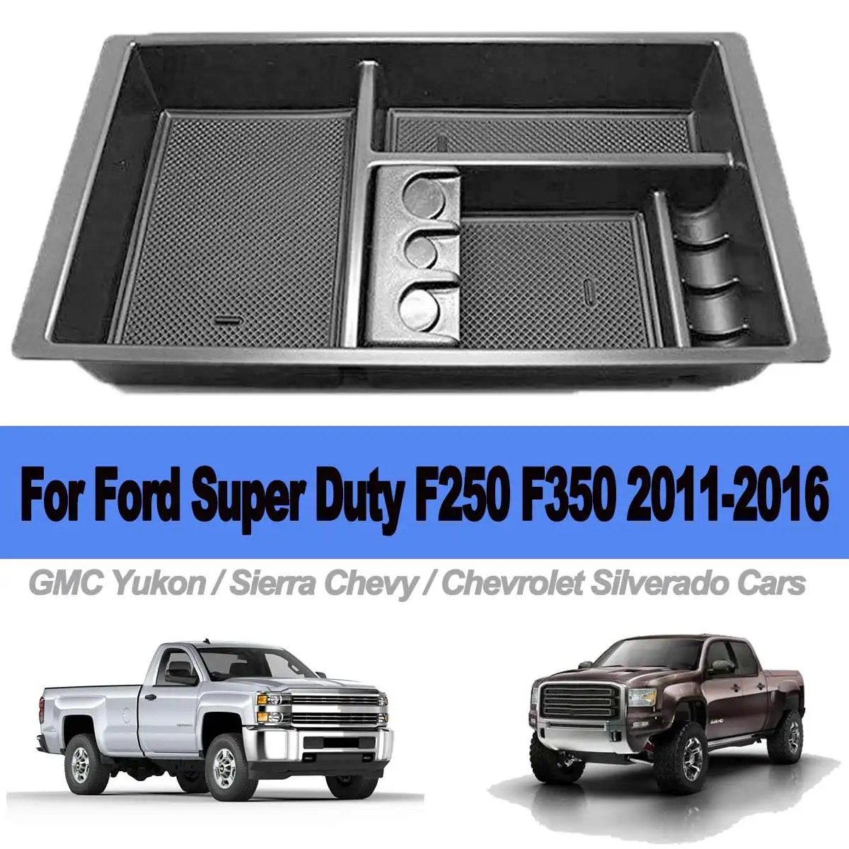 Центральной консоли Организатор лоток для Ford Super Duty F250 F350 2011- салонные аксессуары