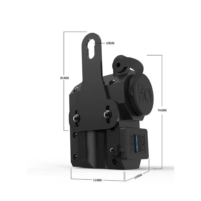 Модифицированное автомобильное зарядное устройство для мотоцикла двойное USB