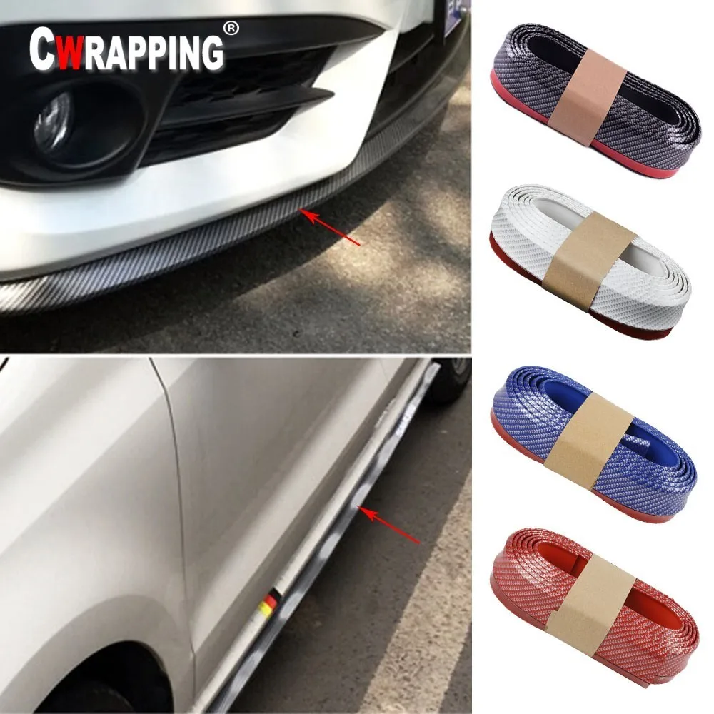 8. 2ft/2 5 m Автомобильный Универсальный передний Боковой бампер для губ из