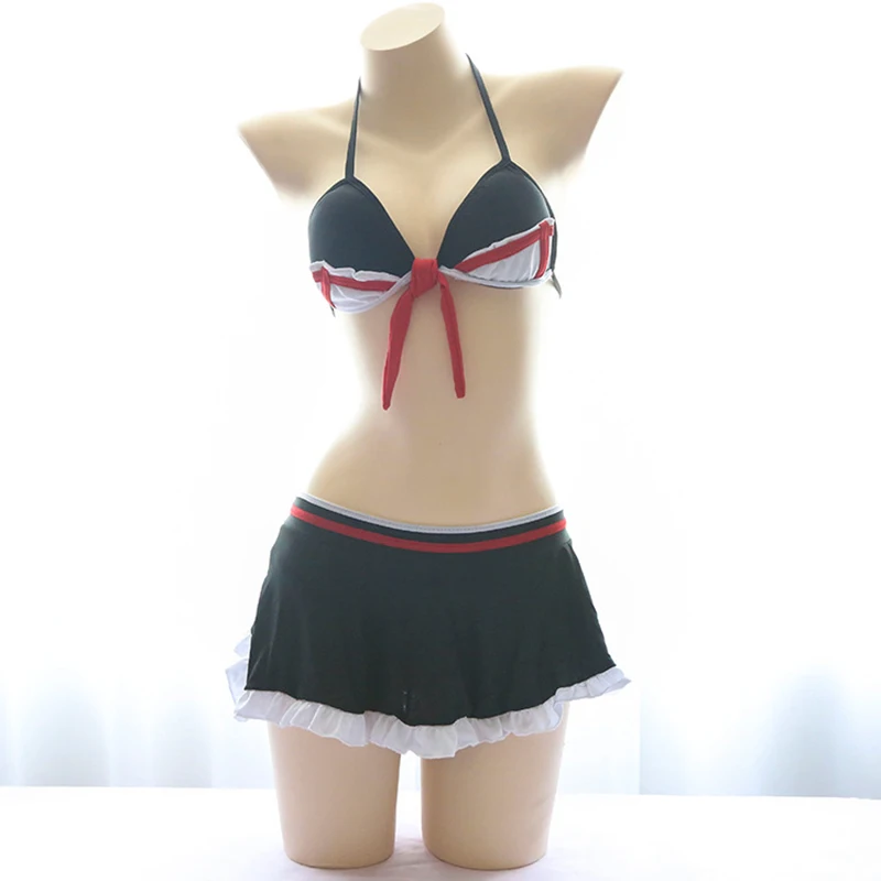 Японский аниме Kantai Collection Yuudachi купальник для косплея сексуальный женский из двух