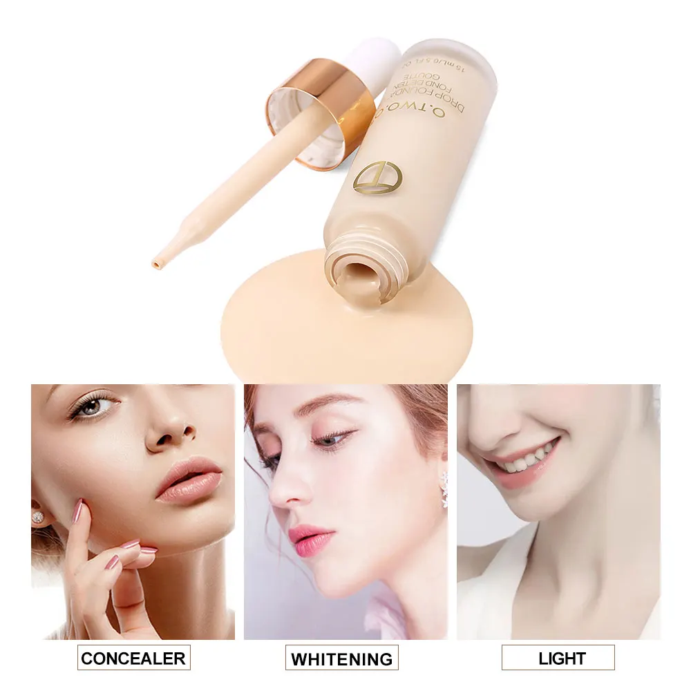 Матовая жидкая пудра для лица Гиалуроновая кислота базы полное покрытие Make Up