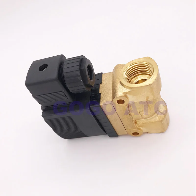 GOGO ATC 50bar высокотемпературный Соленоидный клапан высокого давления 3/8 BSP 24V DC
