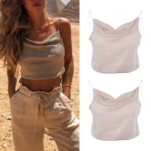 Новинка 2019 женский жилет без рукавов повседневная майка укороченные топы летний