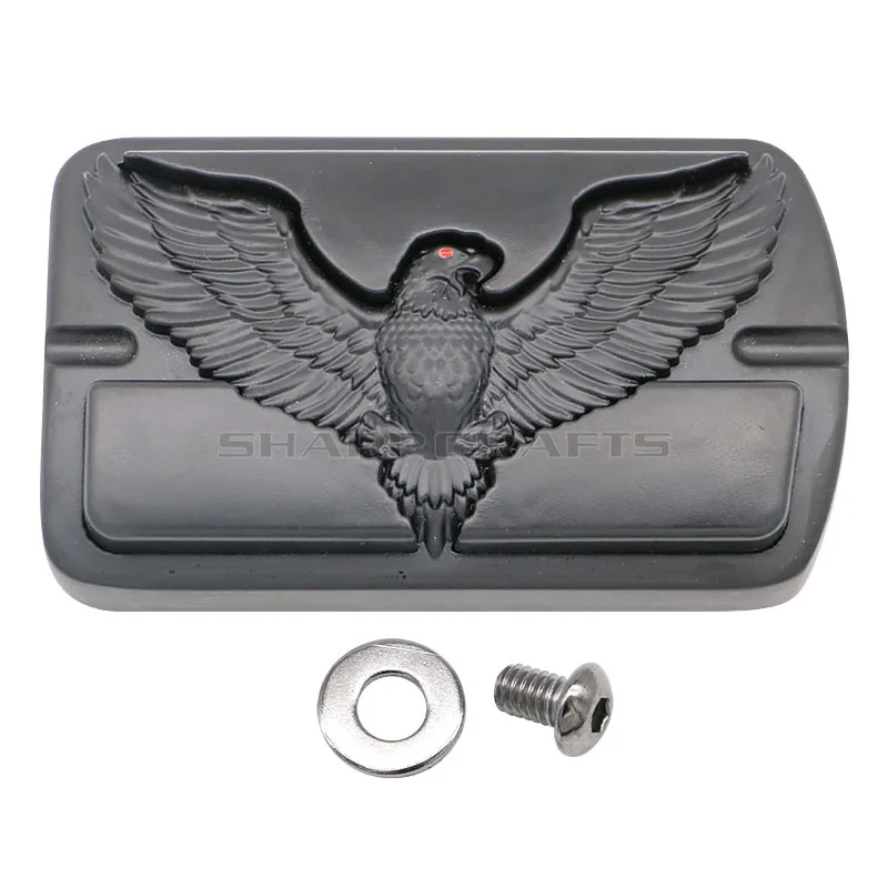 Подножки для стоп педали с черепом и орлом Накладка Harley Dyna FLD Softail Fat boy FLSTF FLST Touring