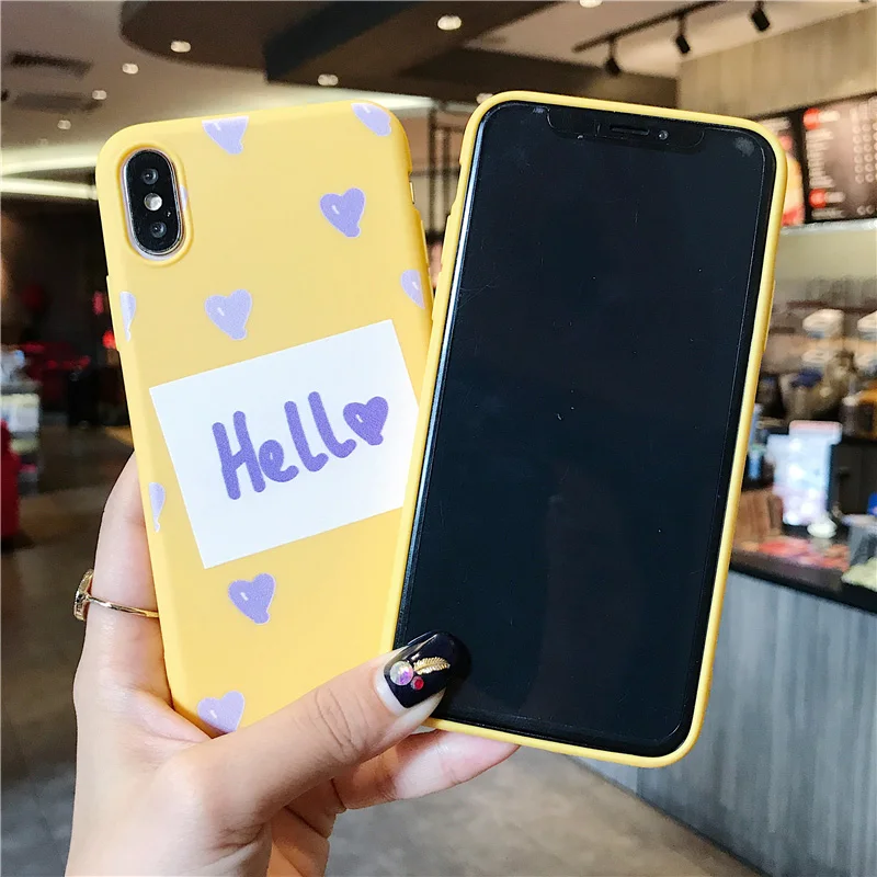 Lovebay чехол для телефона iPhone 6 6s 7 8 Plus X XR XS Max 5 5S SE милый мультяшный фламинго любовь