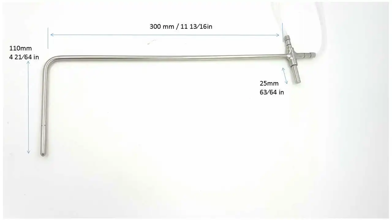 Perfect Prime PT6300 304 нержавеющая сталь Пито статические/динамические датчики трубки 30x11