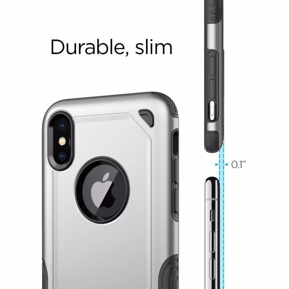 Luxury Slim Shockproof Armor Case For Iphone X Xs Max Xr 7plus Hybrid Pc+tpu Rugged Phone 7 8 6 S 6s Plus Cover |