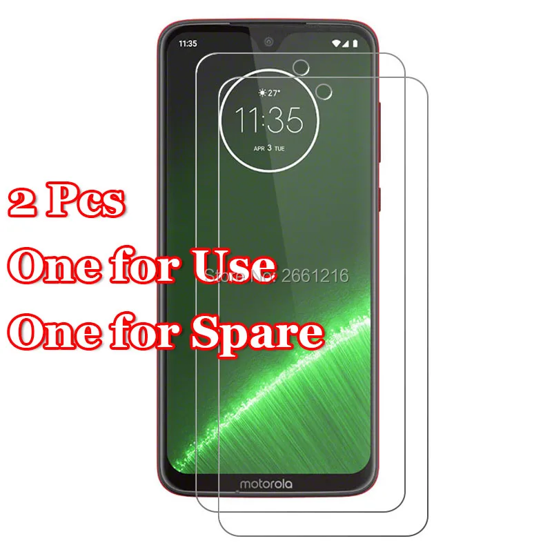 2 Pcs/Lot For Motorola Moto G7plus Tempered Glass 9H 2.5D Premium Screen Protector Film G7 Plus 6.2&quot | Мобильные телефоны и