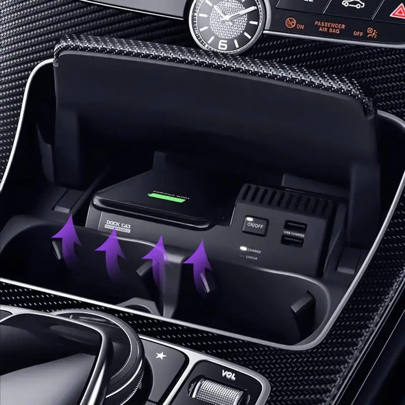 Беспроводной автомобильный прикуриватель быстрая зарядка аксессуары для Mercedes