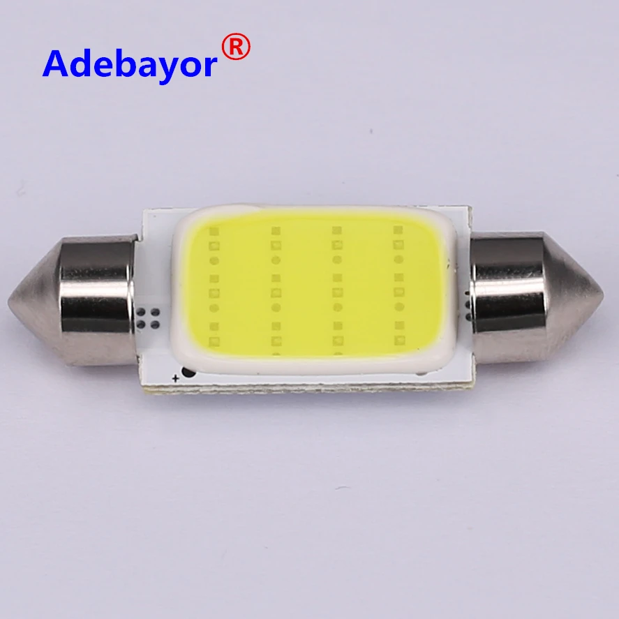 30X 31 мм 36 39 42 C5W Автомобильный светодиодный фестон COB 12 чипов авто супер яркая
