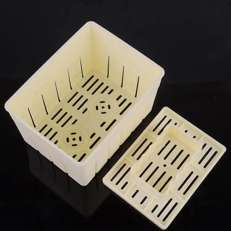 500g Tofu Mold Plastic Press Mould Homemade Soybean Curd Making With Cheese Cloth Kitchen Cooking Tool Set | Дом и сад