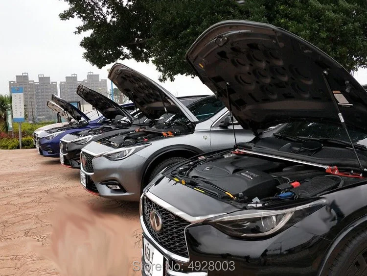 Для 2013 2019 Infiniti QX30 автомобильный подъёмный кронштейн с пружинным амортизатором