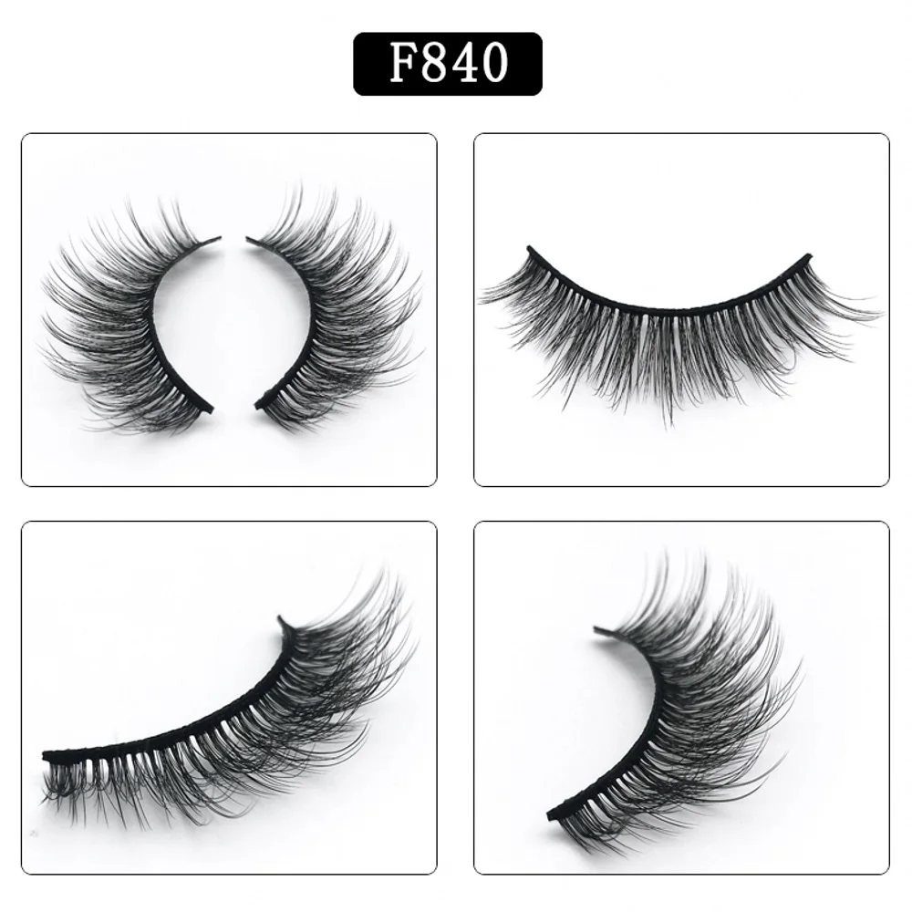 Ресницы Накладные норковые 3dlashes отдельные натуральные драматические тонкие