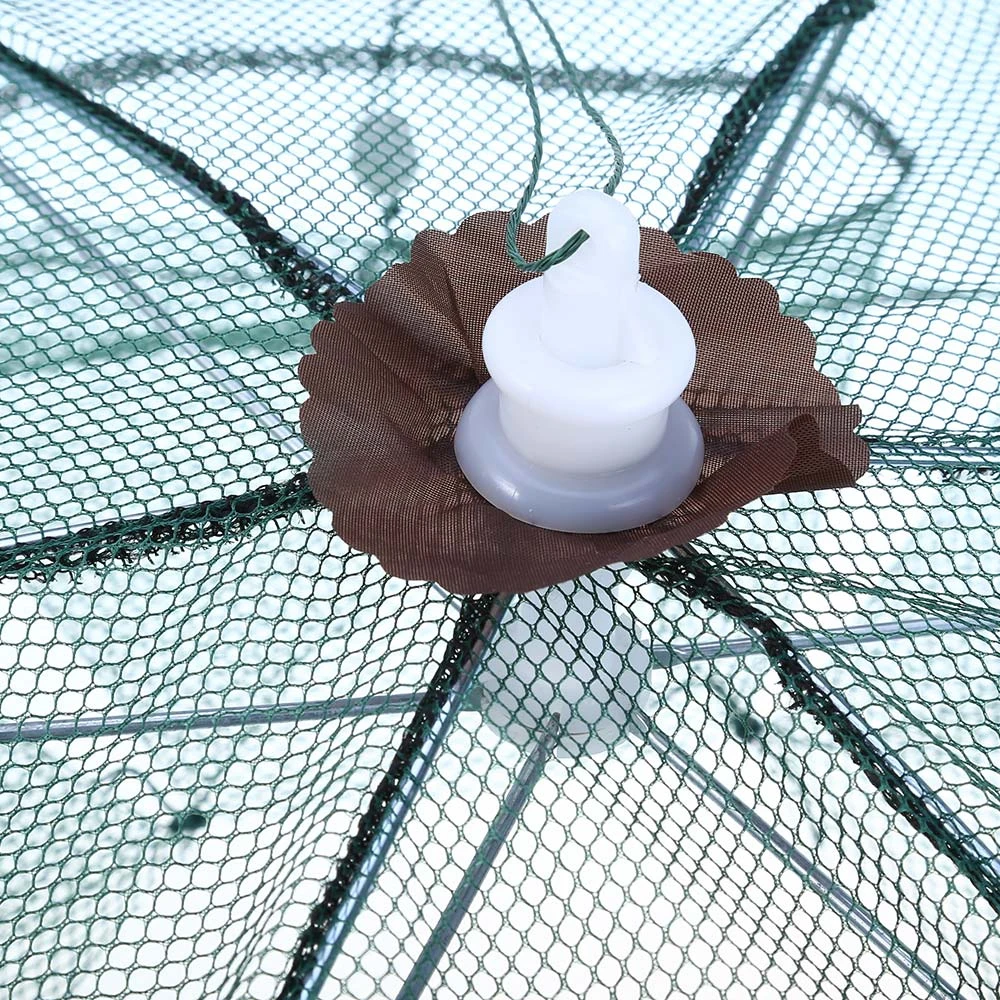 Folded Fishing Net Fish Shrimp Minnow Crab Baits Cast Mesh Trap | Спорт и развлечения