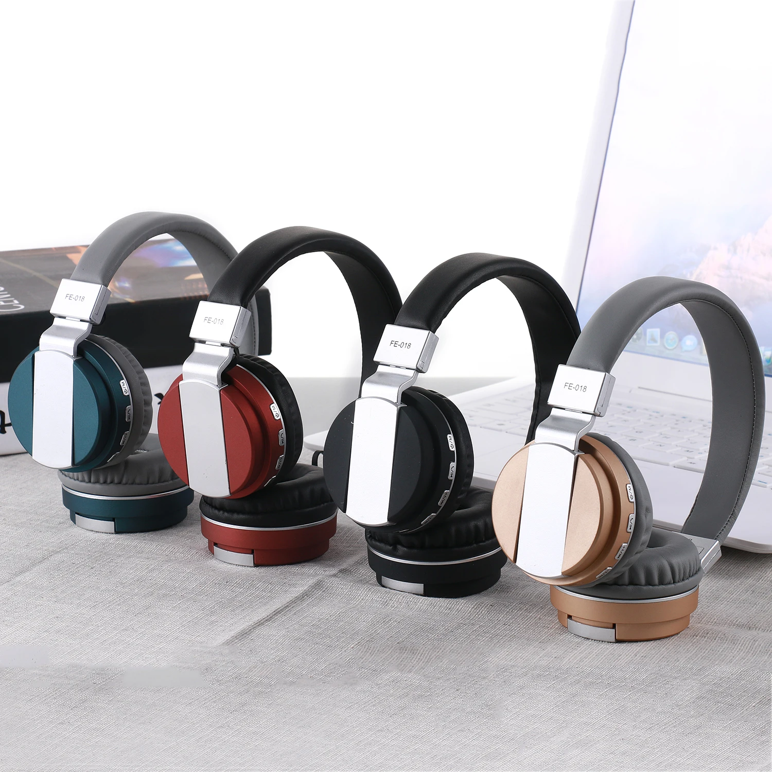 Kubite FE 018 портативные складные FM радио 3 5 мм NFC Bluetooth наушники гарнитура с