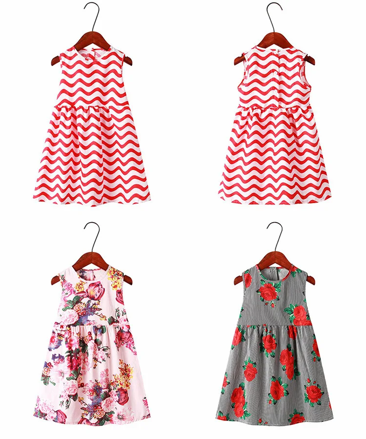 Girls Floral Summer Dress for Baby Girl Beach Birthday Party Dresses3 6 9 10 12 13Years Clothes 2019 |