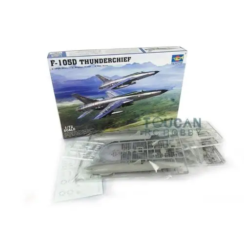 Trumpeter 1/72 01617 США F 105D гром главный самолет набор статическая модель TH05351 SMT2|Наборы