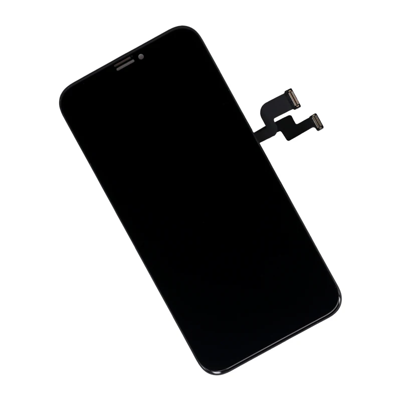 10 шт./лот для Iphone X LCD с кодирующий преобразователь сенсорного экрана в сборе