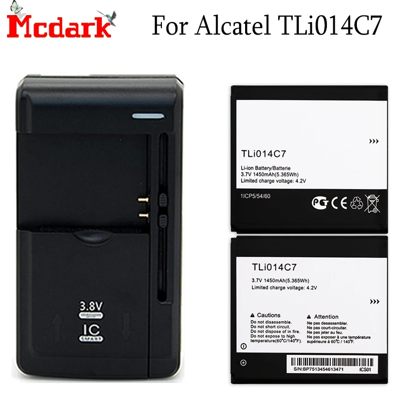 Аккумулятор TLi014C7 для ALCATEL onetouch Pixi First 4024D 4 0 дюйма 1ICP5/54/60 аккумулятор 1450 мАч +