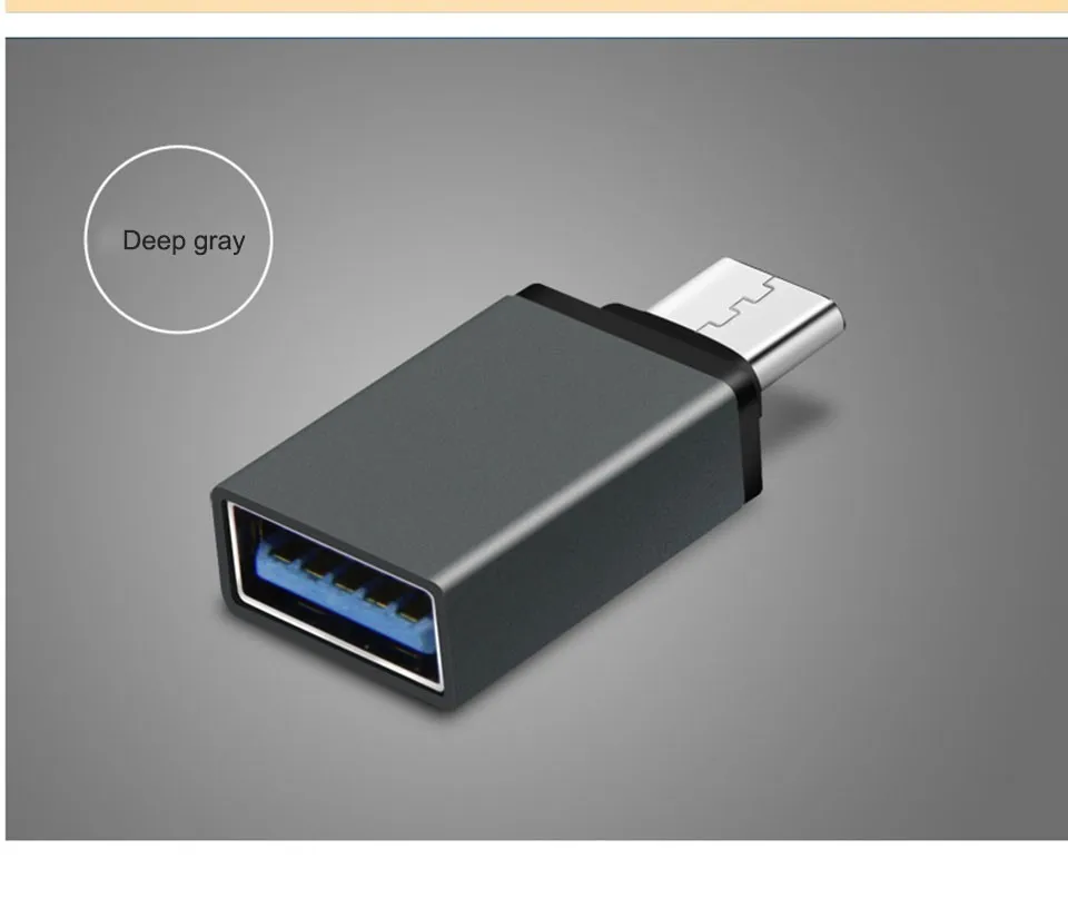 Адаптер type-C OTG цифровой аудио-видео кабель USB 3 1 type C штекер 0 A Женский для передачи