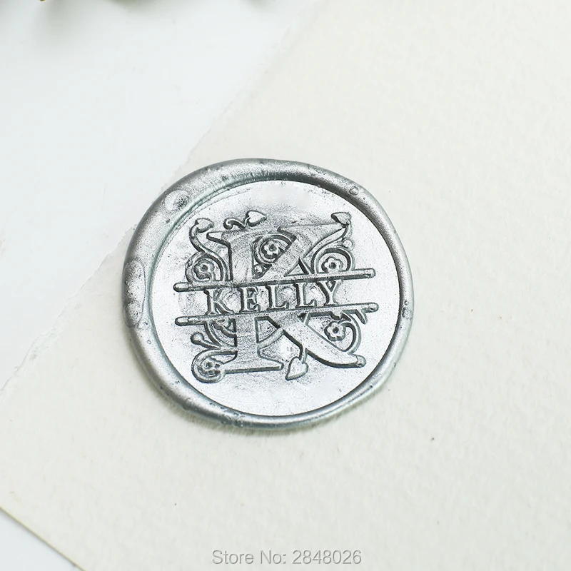 Индивидуальные инициалы и названия печатная печать штамп для вечеринок