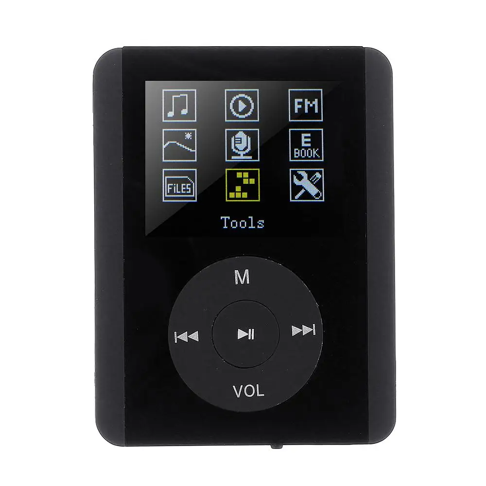 LEORY 4G 8G 16G 32G 1 8 дюймов мини MP3 музыкальный плеер без потерь экран OTG fm радио