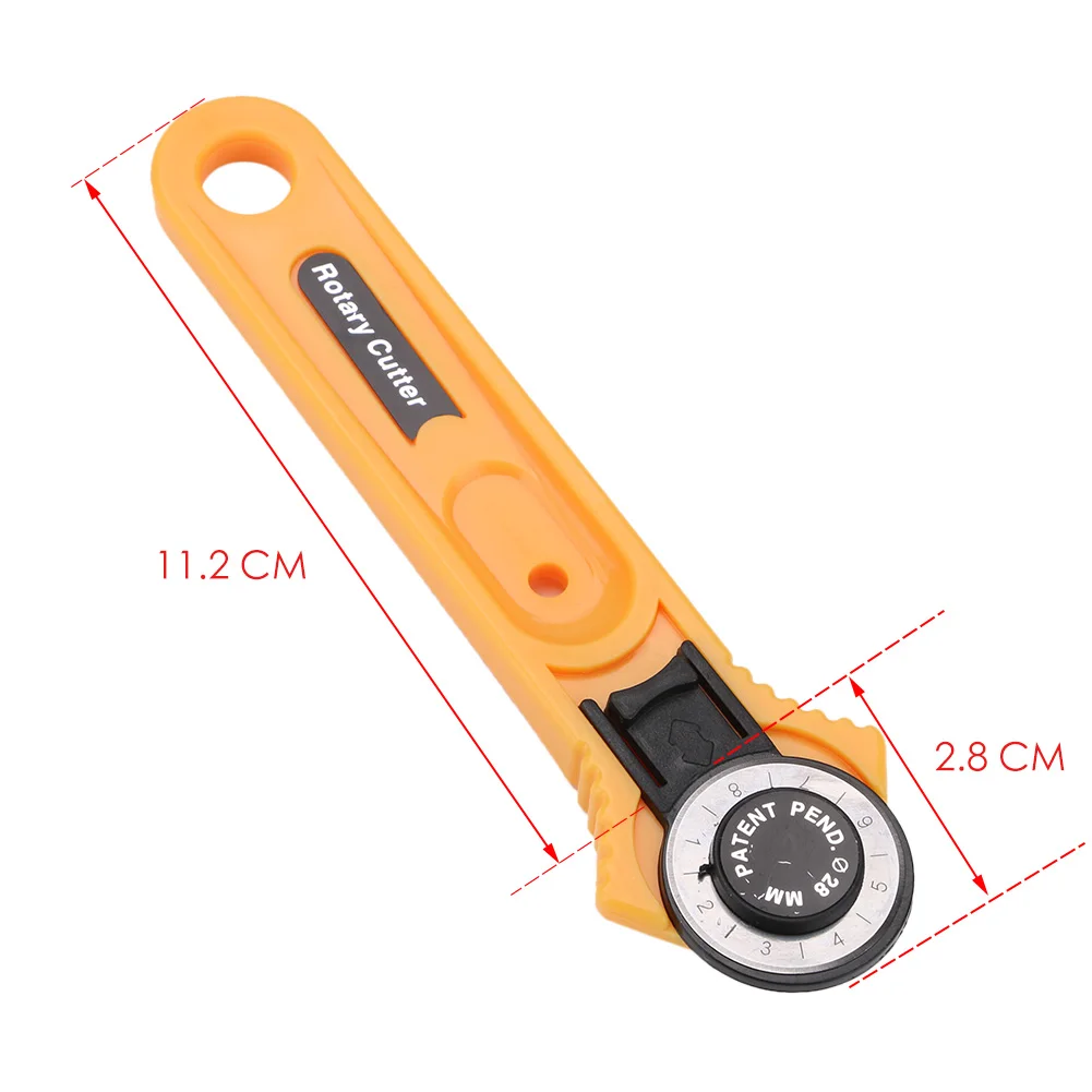 28 мм круговой вращающийся резак лоскутное шитье стеганная ткань режущий