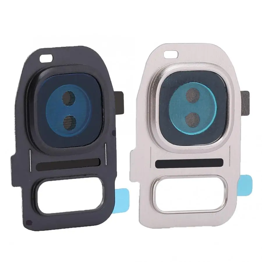 2 шт замена мобильного телефона стеклянная камера объектив и рамка Крышка для